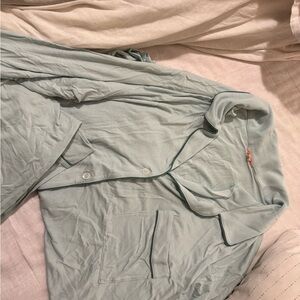 Eberjey Women's Light Blue Pajama Top